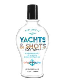 Yachts & Shots 400X Double Shot Bronzer Super Dark Ocean Mineral & Sea Salt Cocktail 222ml