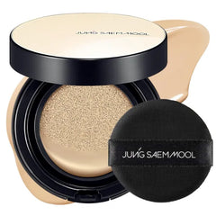 JUNG SAEM MOOL Essential Skin Nuder Cushion 0.49 Fl Oz, No Refill, Natural Radiant Finish Cushion Foundation with Buildable Coverage, Lightweight Texture, Korean Foundation Makeup