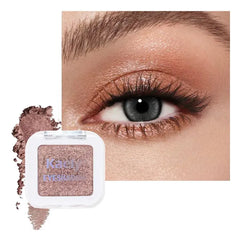Kaely Single Eyeshadow Makeup, Neutral Powder Eye Shadow Palette, Waterproof, Long Lasting Neutral Powder Mini Eyeshadow - 0.04 Ounce (Pack of 1)