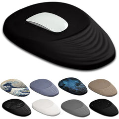 Armanza Mouse Pad, Ergonomic Mouse Pad with Wrist Rest Support and Non-Slip PU Base, Cute Computer Mousepad for Pain Relief, Office & Home