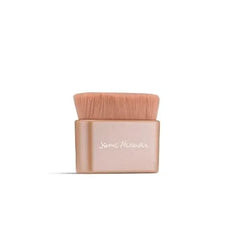 Jerome Alexander Face & Body Kabuki Brush Pink Large Curved Makeup Brush for Flawless Blending of Foundation, Highlighter & Body Makeup Dense, Soft Vegan Bristles for Streak Free Finish