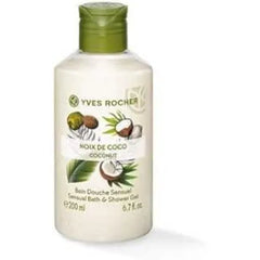 Yves Rocher Coconut Nourishing Shower Gel Bath & Body Routine Women Men Day Care 200 ml /6.7fl.oz