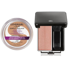 COVERGIRL Simply Ageless Instant Wrinkle Defying Foundation, SPF 28, Hyaluronic Complex & Vitamin C