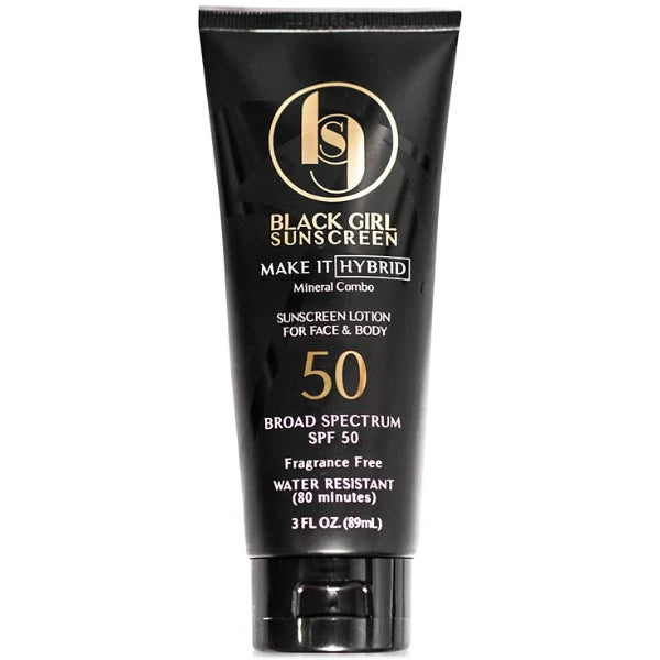 Black Girl Sunscreen Make It Hybrid Sunscreen SPF 50, 3 oz.