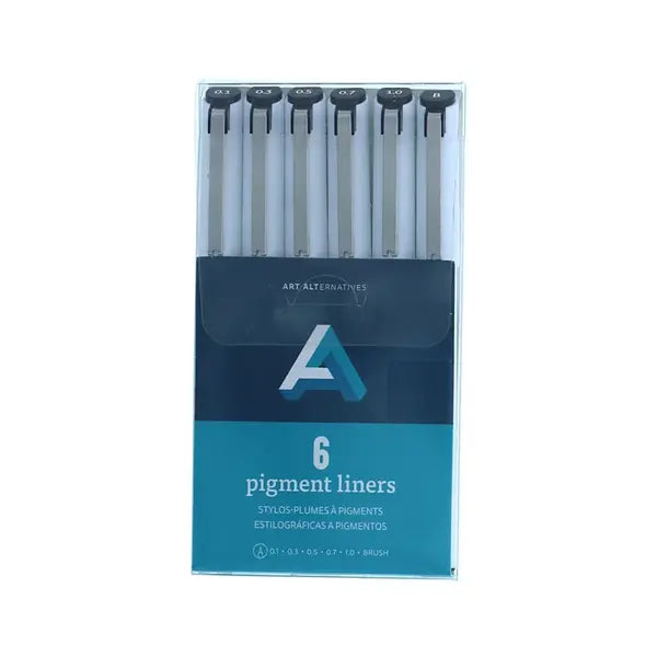 Art Alternatives Pigment Liner Set, 6 Piece