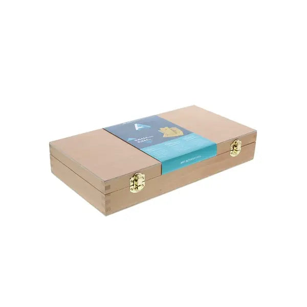 Art Alternatives Artist's Paint Box with Palette, 6" x 12"