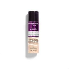 COVERGIRL & Olay Simply Ageless 3-in-1 Liquid Foundation, Fair Ivory, 1 Fl Oz