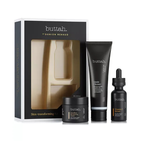 Buttah Skin 3 pc Skin Transforming Kit with CocoShea Revitalizing Cream