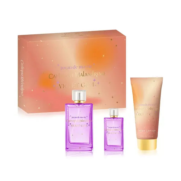 Catherine Malandrino 3 Piece Violet Gem Gift Set
