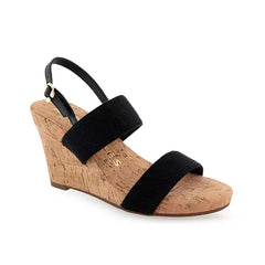 Aerosoles Women's Paxton Buckle Strap Wedge Sandals for Comfortable Style