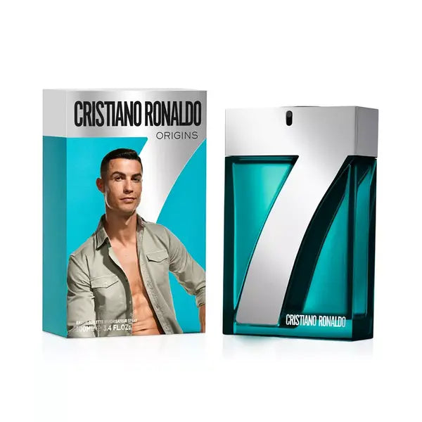 CR7 Cristiano Ronaldo Men's Origins Eau de Toilette Spray, Fresh and Invigorating Fragrance, 3.4 oz