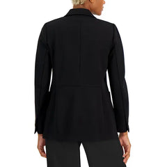 Anne Klein Womens Faux Double Breasted Jacket, Stylish Elegant Outerwear for Women