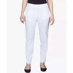 Alfred Dunner Petite Classics Tummy-Control Pull-On Straight-Leg Pants, Petite & Petite Short