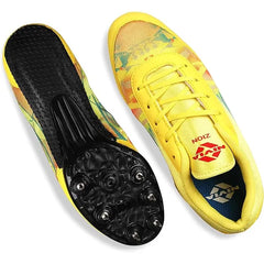 Nivia Zion-1 Running Spikes Shoes, 44 EU Yellow
