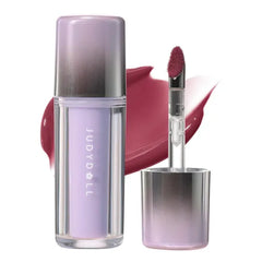 JUDYDOLL Ice Watery Lip Gloss, GEN-2,Moisturizing Liquid Lipstick with Hyaluronic Acid & Collagen,Long-lasting Mirror Lip Glazes with Iron Applicator