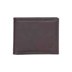 Nautica Men's Credit Card Bifold Leather Wallet
