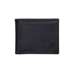 Nautica Men's Credit Card Bifold Leather Wallet