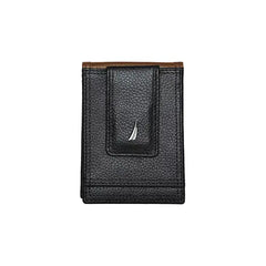 Nautica Men's Front Pocket Leather Wallet
