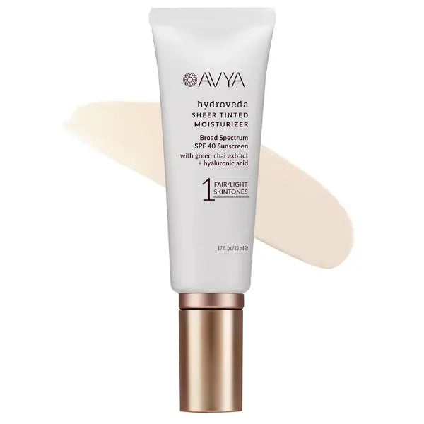 AVYA Hydroveda Sheer Tinted Moisturizer with SPF 40 , Fair