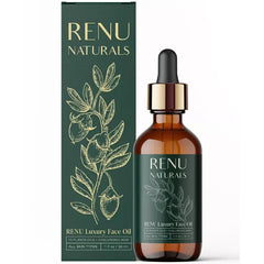 Renu Naturals Luxury Face Oil, Deep Hydration and Glow for All Skin Types