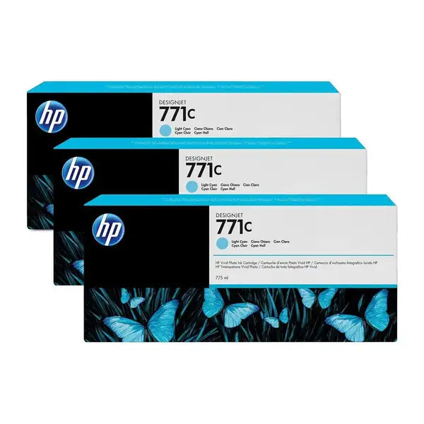 HP 771C 775-ml (3-pack) DesignJet Ink Cartridges