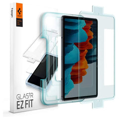 Spigen GLAStR EZ FIT designed Best for Samsung Galaxy Tab S8 and S7 Screen Protector,11 inch, Premium Tempered Glass with Auto Align technology -Case Friendly