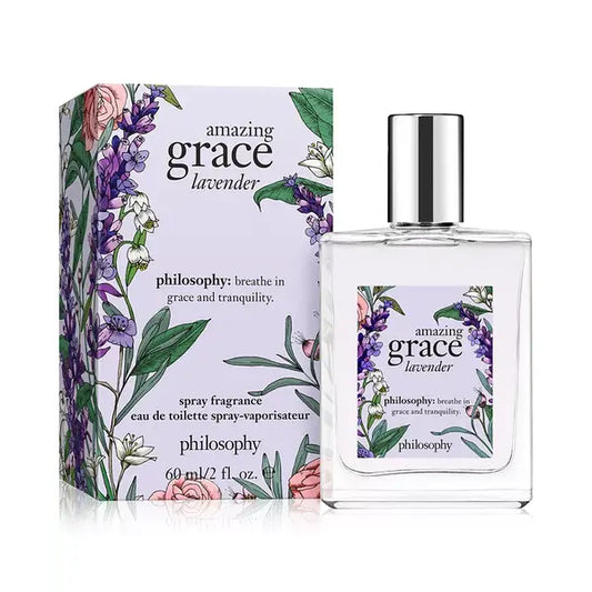 Philosophy Amazing Grace Lavender Eau de Toilette Fragrance for Women, 2oz