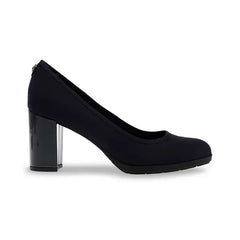 Anne Klein Women's Castana Round Toe Block Heel Pumps, Elegant Comfortable Dress Shoes