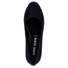 Anne Klein Women's Castana Round Toe Block Heel Pumps, Elegant Comfortable Dress Shoes