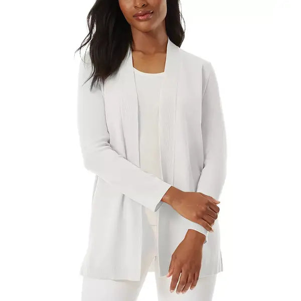 Women's Relaxed V-Neck Open Cardigan,Created by Macy's-Rose