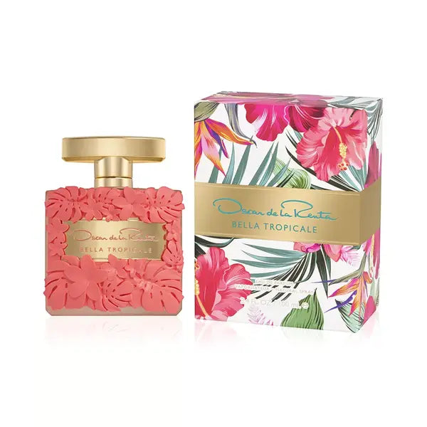 Oscar de la Renta Bella Tropicale Eau de Parfum, Fresh and Exotic Fragrance, 3.4 oz