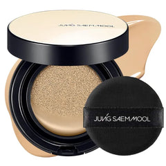 JUNG SAEM MOOL Essential Skin Nuder Cushion 0.49 Fl Oz, No Refill, Natural Radiant Finish Cushion Foundation with Buildable Coverage, Lightweight Texture, Korean Foundation Makeup