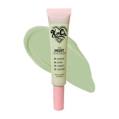 KimChiChic Beauty The Most Concealer Full Coverage Water Resistant Multi Use Concealer Conceal, Correct, Contour & Highlight Matte Satin Hybrid Finish Brush Applicator