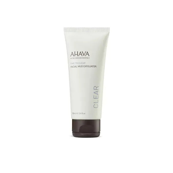 Ahava Facial Mud Exfoliator , Gentle Deep Cleansing Face Scrub