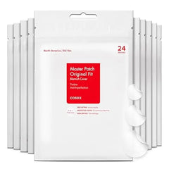 COSRX Acne Pimple Patch Absorbing Hydrocolloid Original 3 Size Patches for Blemishes and Zits Cover, Spot Stickers for Face and Body.