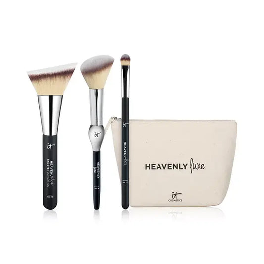 IT Cosmetics 4-Piece Heavenly Luxe Makeup Brush Set for Flawless Application