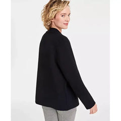 Women's Sweater Blazer, Created for Macy's-Black