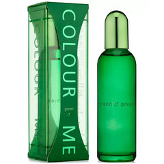Milton-Lloyd Men's Colour Me Green Eau de Parfum , Refreshing Fragrance, 3 oz