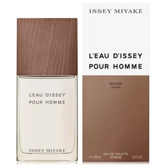 Issey Miyake Men's L'Eau d'Issey Vétiver Eau de Toilette Intense Spray , Bold and Woody Fragrance , 3.4 oz