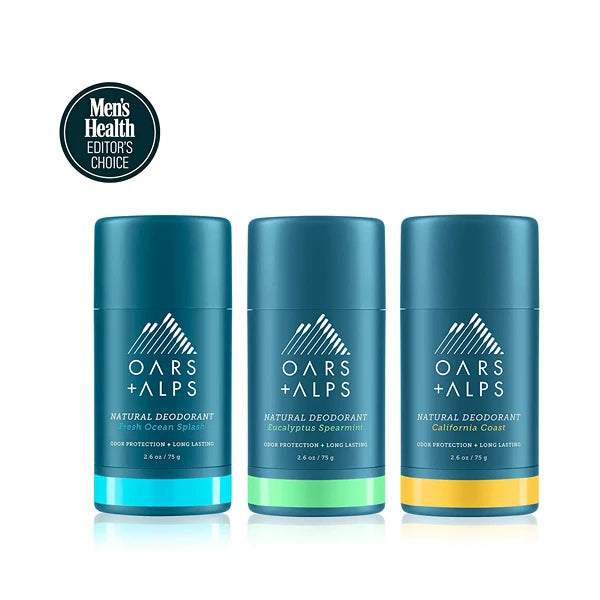 Oars + Alps 3-Pc. Aluminum Free Deodorant Set
