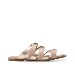 Aerosoles Women's Hani Slide, Comfortable Stylish Slip-On Sandals, Beige