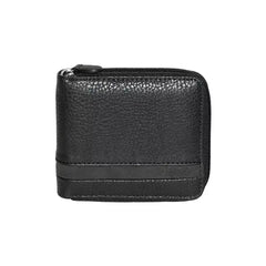 Roots Men's Zipper Around Wallet With Center Wing