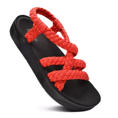Aerothotic Maris Womens Slingback Sandals with Arch Support, Stylish Summer Footwear