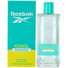 Reebok Cool Your Body Eau de Toilette, Refreshing and Energizing, Fragrance, 3.4 oz