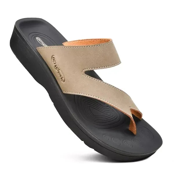 Aerothotic Odal Split Toe Womens Arch Support Sandals, Stylish Everyday Footwear