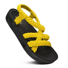 Aerothotic Maris Womens Slingback Sandals with Arch Support, Stylish Summer Footwear