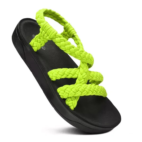 Aerothotic Maris Womens Slingback Sandals with Arch Support, Stylish Summer Footwear