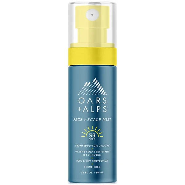 Oars + Alps Face and Scalp Mist SPF 35, 1.5 oz.