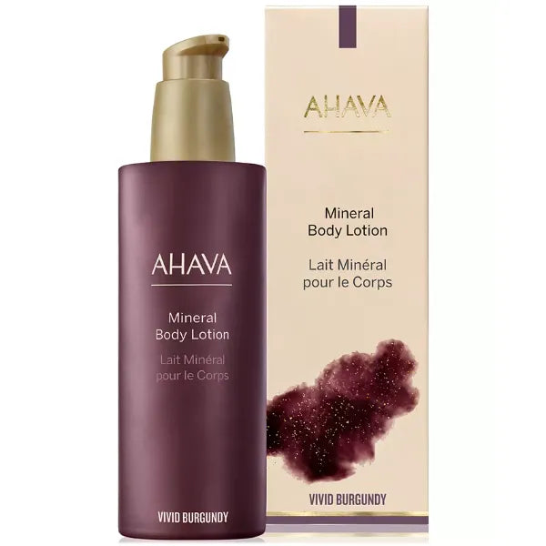 Ahava Mineral Body Lotion , Vivid Burgundy, 8.5 oz