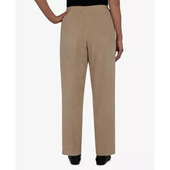Alfred Dunner Petite Classics Pull-On Corduroy Straight Leg Pants, Petite & Petite Short, Tan